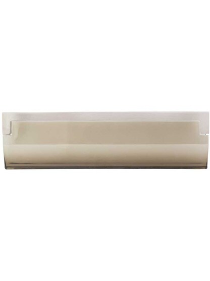 Positano Smoke Acrylic Edge Pull - 5 inch Center-to-Center.